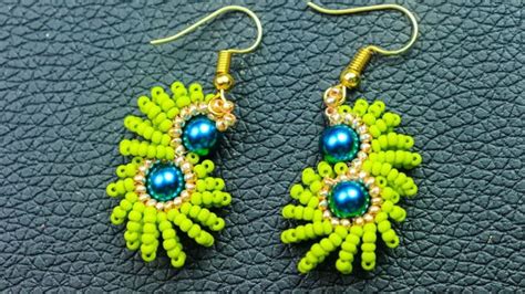 Image result for Seed Bead Earrings Tutorial