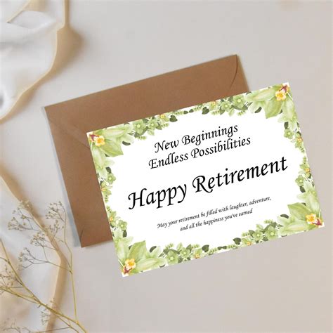 Happy Retirement Card, Retirement Greeting Card Printable, Retirement Wishes, Coworker ...