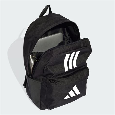Accessories - Classic Back-to-School 3-Stripes Backpack - Black ...