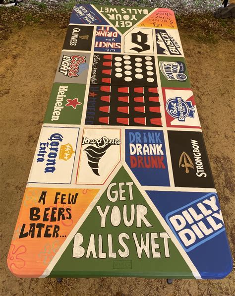 How to make a beer pong table – Artofit