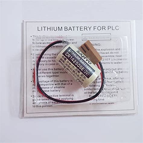 AT SANYO CR14250SE 3V PLC Lithium Batteries : Amazon.in: Electronics