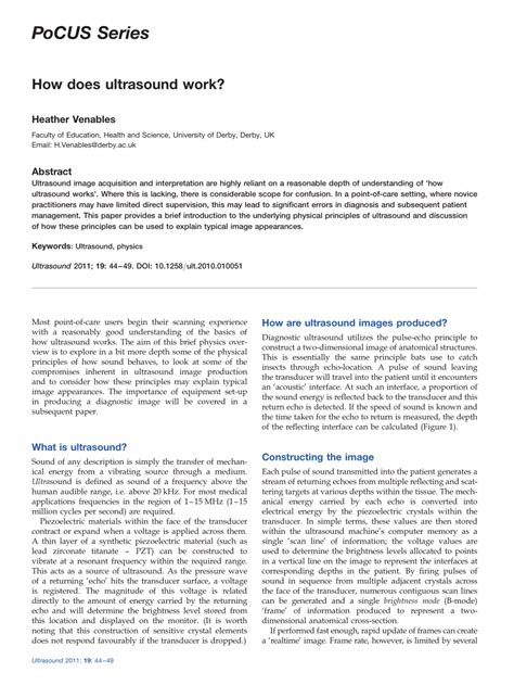 Image result for How Does Ultrasound Work