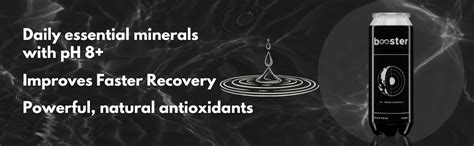 Booster Black Alkaline Drink | Superior Hydration With Infused ...