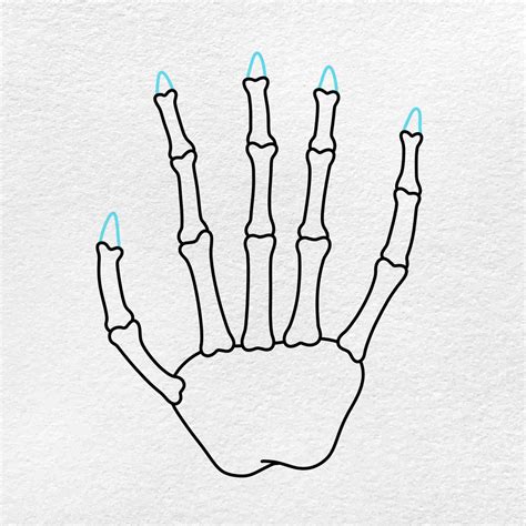 Skeleton Hand Tattoo Drawing