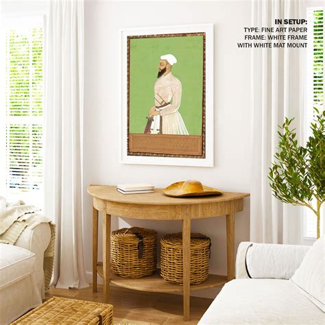 Portrait of Bahlul khan: Buy Mughal Miniature Paintings – Dessine Art