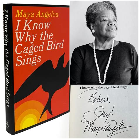 Maya Angelou "I Know Why the Caged Bird Sings" 1997 Renewed Signed ...
