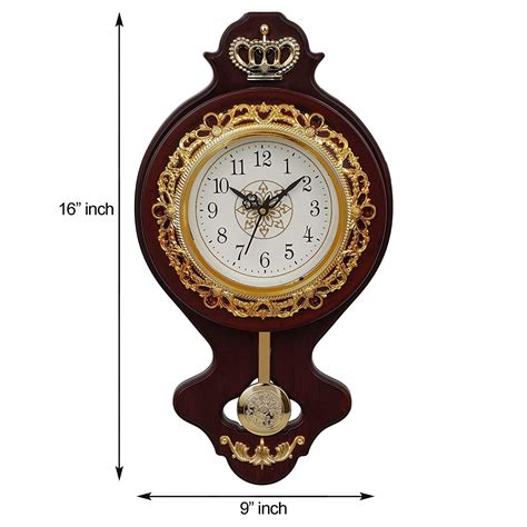 Webelkart Designer Mecca Madina Allah Plastic Pendulum Wall Clock HOME ...