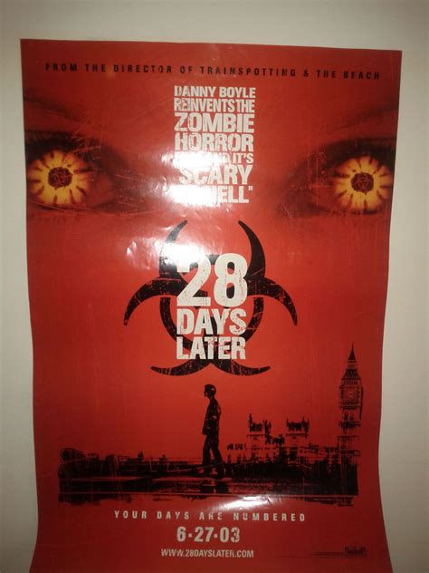 28 Days Later Poster $63.00 (Plus Shipping and Handling) | Ver pelicula ...