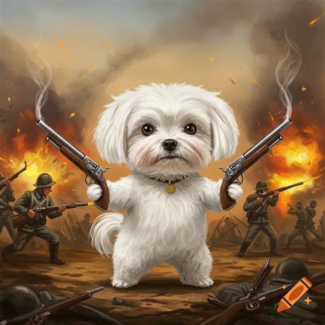 Maltese Dog Gun
