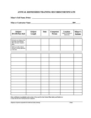 30 CFR 46.8 - Fill and Sign Printable Template Online