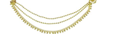 Buy HOPEA JEWELS® Nathiya Chain / Balar | 18k Gold Plated Traditional ...