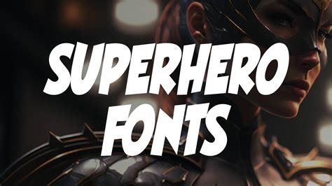 9 Classic Superhero Fonts That Will Save The Day | HipFonts