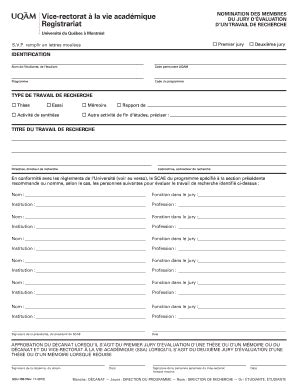 Remplissable En Ligne regis uqam Vice-rectorat la vie acad mique ...