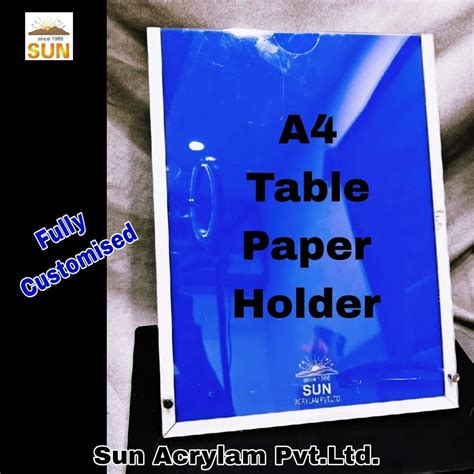 Acrylic Paper Holder - Acrylic Washroom Checklist Holder Trader ...