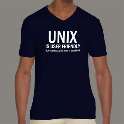 Unix is User Friendly Geeky T-shirt for Men – TEEZ.in