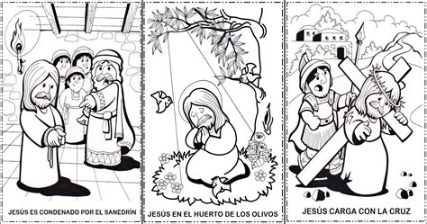 LÁMINAS DE SEMANA SANTA PARA COLOREAR - Imagenes Educativas