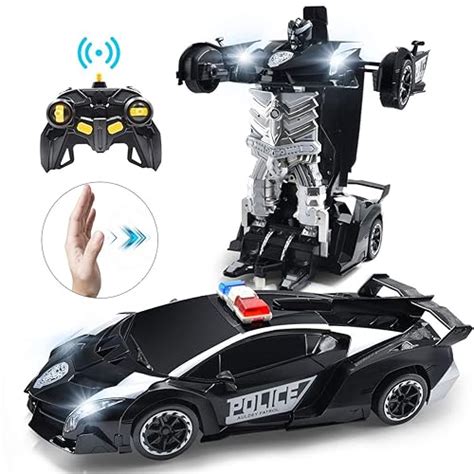Buy Janboo 1:14 RC Cars Robot for Kids, Transformrobot Racing Toys ...