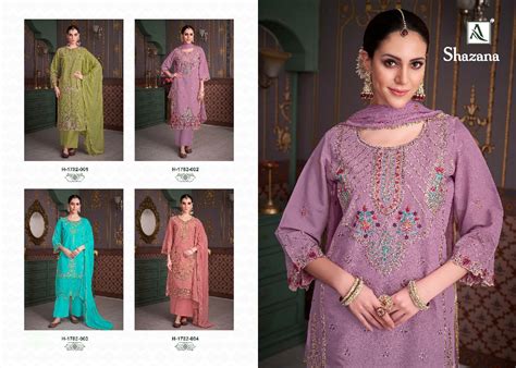 alok shazana simmer roman silk modern pakistani dress material ...