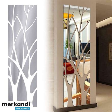 Decorative Mirror Wall Stickers Stunning Bedroom Bathroom Mirror Effect ...