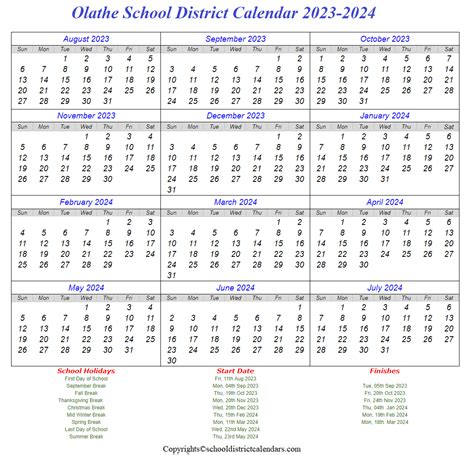 Calendar | School District Calendars