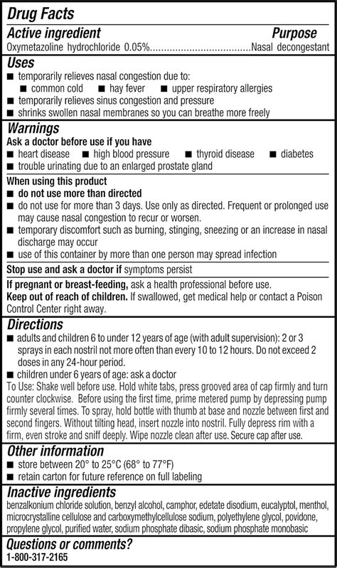 Buy Afrin No Drip Severe Congestion Maximum Strength 12 Hour Nasal ...