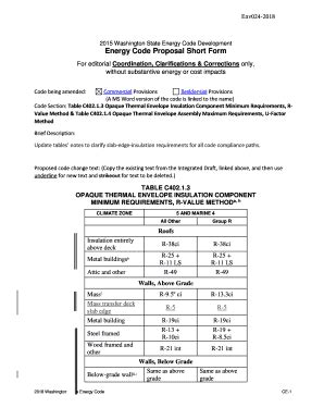 Fillable Online fortress wa without substantive energy or cost impacts ...