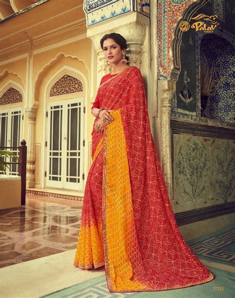 Palav Palav Collection P2703 Red Unique Fancy Fabric Saree – SANSKAR