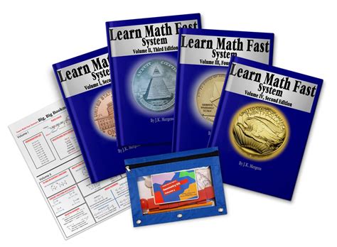 LMF Volumes 1 - 4 with Geo Kit, Bookmark - Learn Math Fast