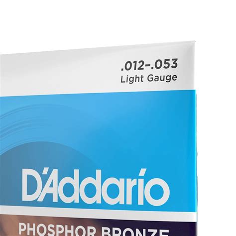 Buy D'Addario EJ16 Phosphor Bronze Light Acoustic Guitar Strings Online ...