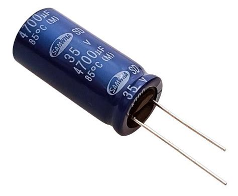 4700uF 35V Electrolytic Capacitor, Samwha, 478, 4700MFD, 4700 MFD, 35V ...