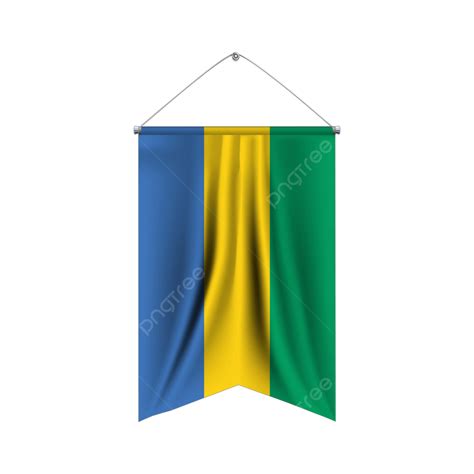 National Flag Of Gabon With Transparent Vector, Gabon, Gabon Flag ...
