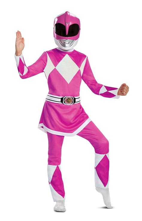 Disguise Girls Girls Power Rangers Pink Ranger Costume Kids Pink ...