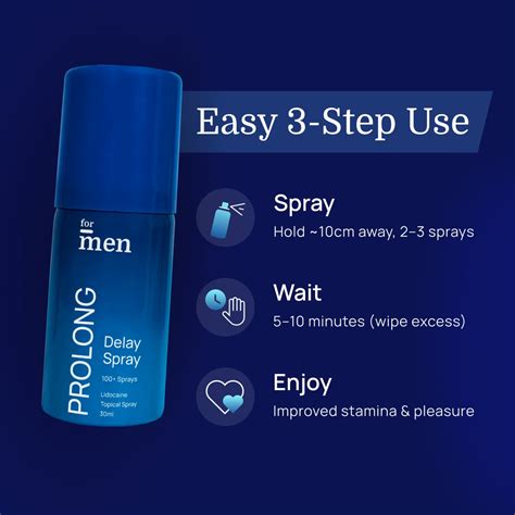 Prolong Delay Spray for Men – Helps Improve Control & Timing – ForMen ...