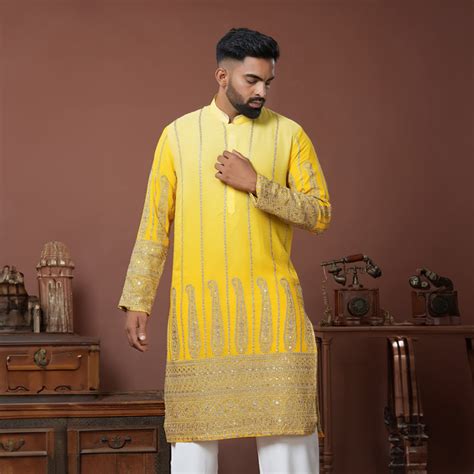 Embroidery Kurtas – Meraki For Men