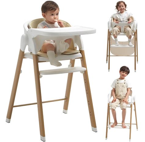 Amazon.com : KUB High Chair for Babies and Toddlers Adjustable Foldable ...