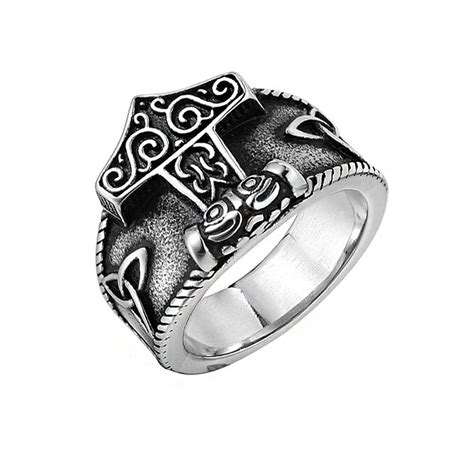 Buy Yellow Chimes Ring for Men Silver toned Stainless Steel Rings for ...