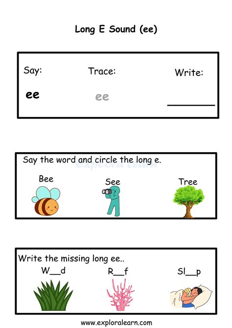 Long Vowel e Sound