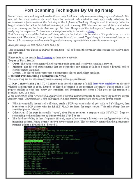 Image result for Port scanner How to Use Nmap