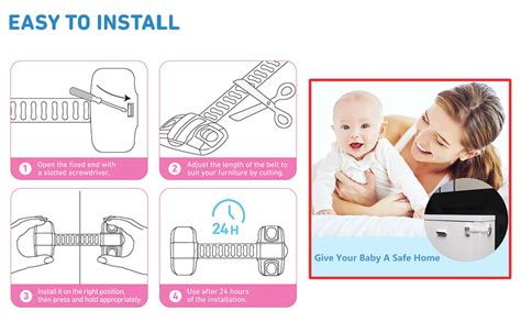 Buy Safe-O-Kid® Adjustable Medium Multi Purpose Child Safety Lock White ...