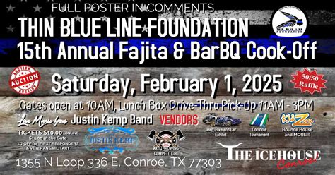 15th Annual Thin Blue Line Foundation Fajita & BarBQ Cook-Off, The ...