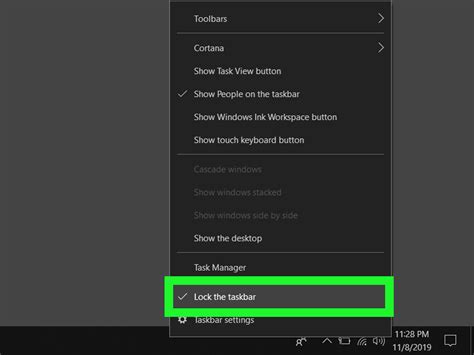 Image result for How to Lock Taskbar