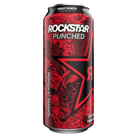 Rockstar Pure Zero Fruit Punch Energy Drink reviews ratings ...