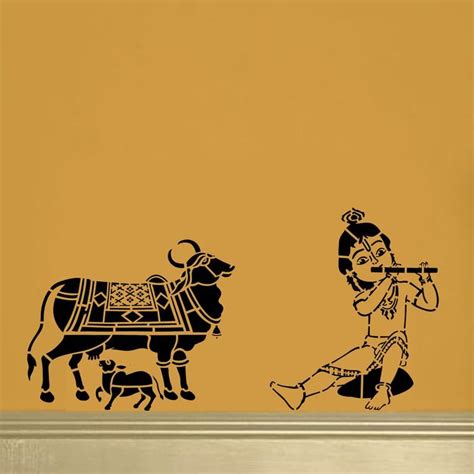 ARandNJ Combo Painting Wall Stencils (Size - 16X24 Inch) Devoutness ...