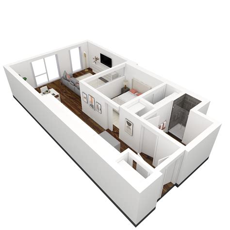 Auberge Floor Plan | 6th and Main Apartments | Salt Lake City, UT