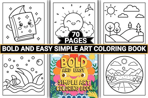 Coloring Pages Simple Bold