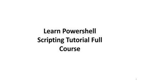Writing PowerShell Scripts Tutorial 的图像结果