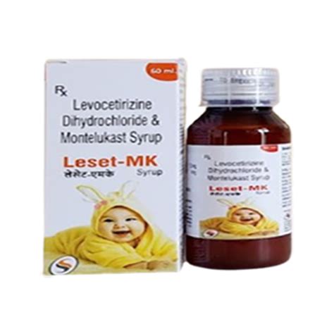 Leset MK - Levocetirizine Dihydrochloride & Montelukast Syrup - Ultra ...