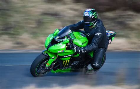Wallpaper Photo, Road, Speed, Motorcycle, Track, Kawasaki, ZX-10R ...