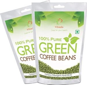 Vihado Nutrition Green Coffee Beans for Weight Management 500g (Pack of ...