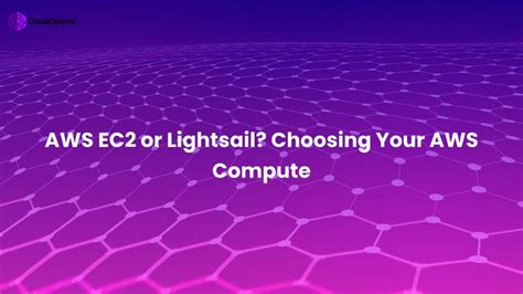 AWS EC2 or Lightsail? Choosing Your AWS Compute